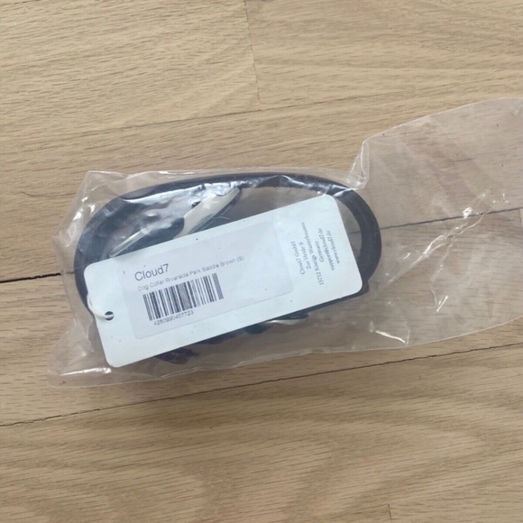 Cloud 7 Dog Collar Riverside Park Saddle in Brown Size S (31-26" neck) - Picture 5 of 10